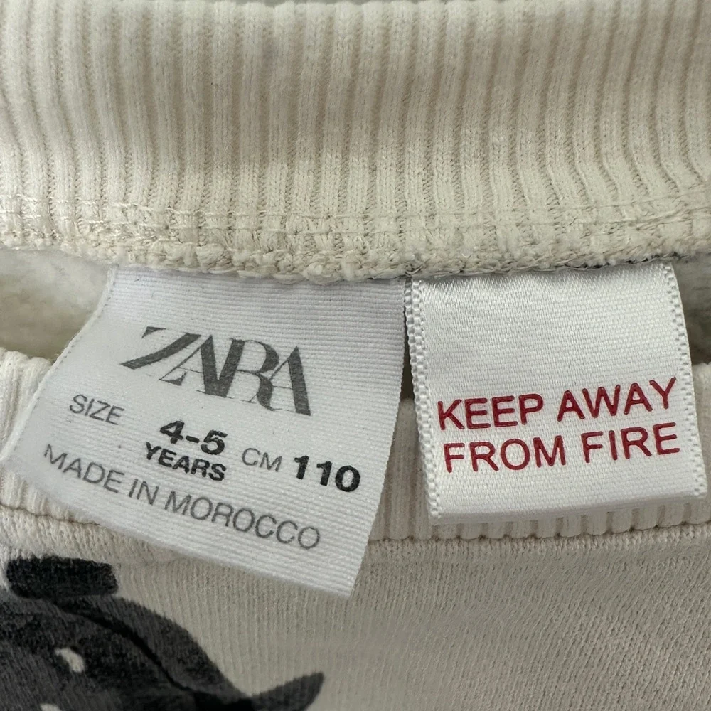 Zara Kids penguin sweatshirt in size 4-5 Y - Picture 3 of 3